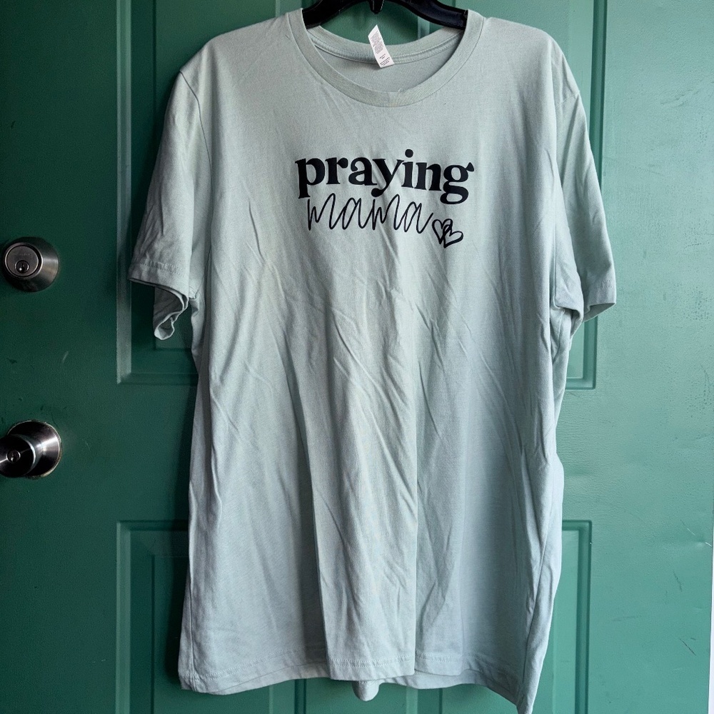 Elly and Grace 2x “praying Mama” top